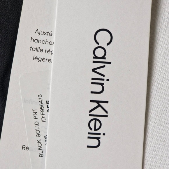 Calvin‎ Klein Dress Pants Mens 30x30 Black Slim Fit Wool Blend Trouser - Picture 5 of 10